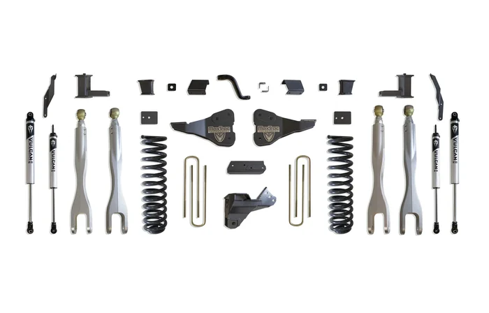 MaxTrac 6″ Lift Kit with 4-Links and Vulcan Shocks for 2017-2022 F-250/F-350 Diesel