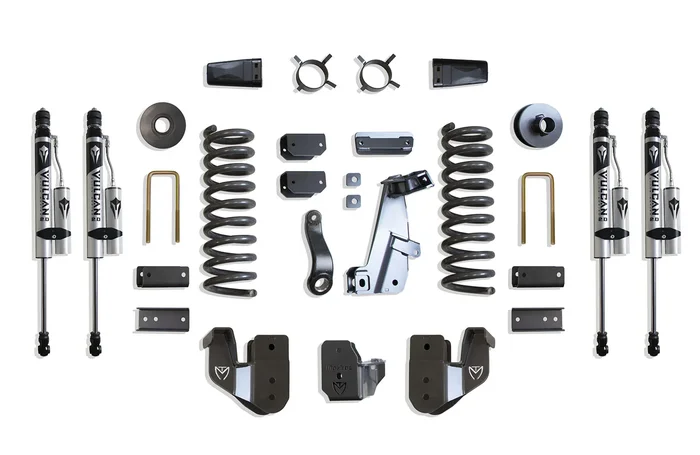 MaxTrac 6″ Lift Kit with Vulcan Reservoir Shocks for 2014-2018 RAM 2500 4WD Diesel