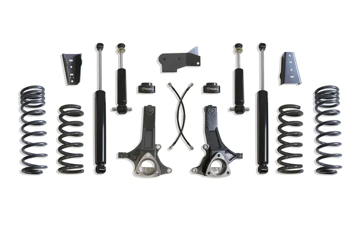 MaxTrac 7″ Lift Kit with MaxTrac Shocks for 2009-2025 RAM 1500 5-Lug 2WD 4.7L