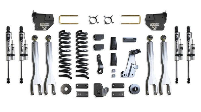MaxTrac 8″ Lift Kit with 4-Links and Vulcan Reservoir Shocks for 2014-2018 RAM 2500 4WD Diesel