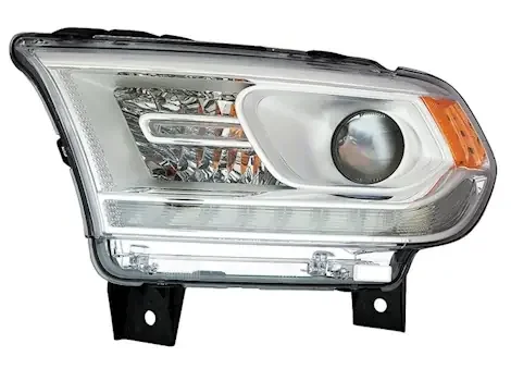 Maxzone Vehicle Lighting Corp Capa dg durngo 16-20 headlight assy halogen w/led drl chrome trim lh