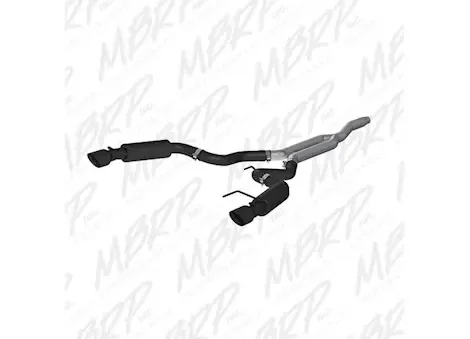 MBRP, Inc. 15-c mustang 2.3l ecoboost 3in cat back dual 4.5in tips blk as (race version)
