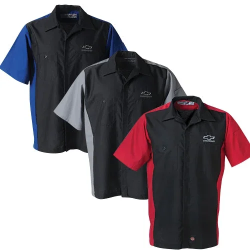 Men’s Tonal Bowtie Chevy Crew Work Shirt