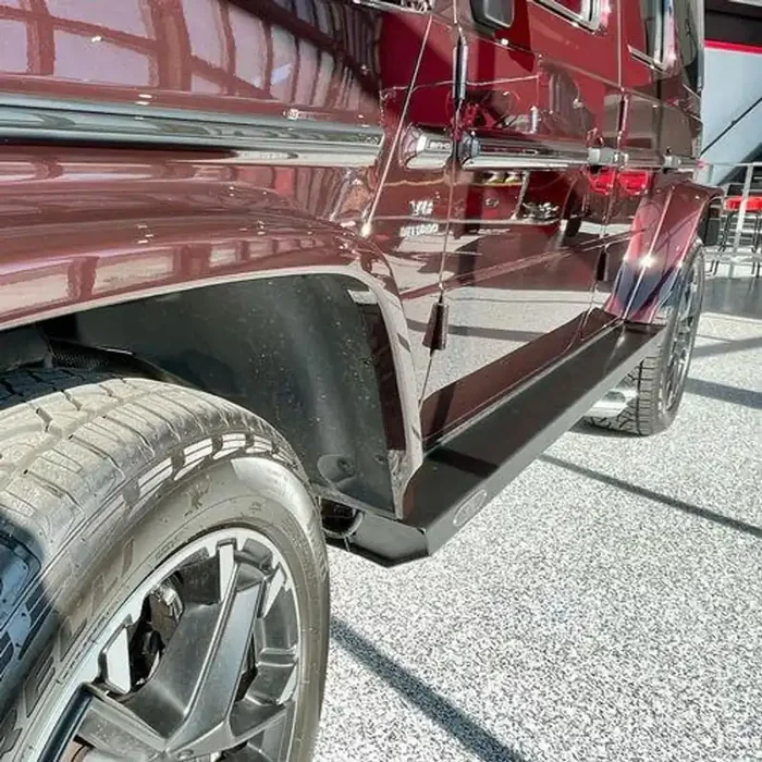 Mercedes-Benz G-Wagen Step Sliders Passenger Side