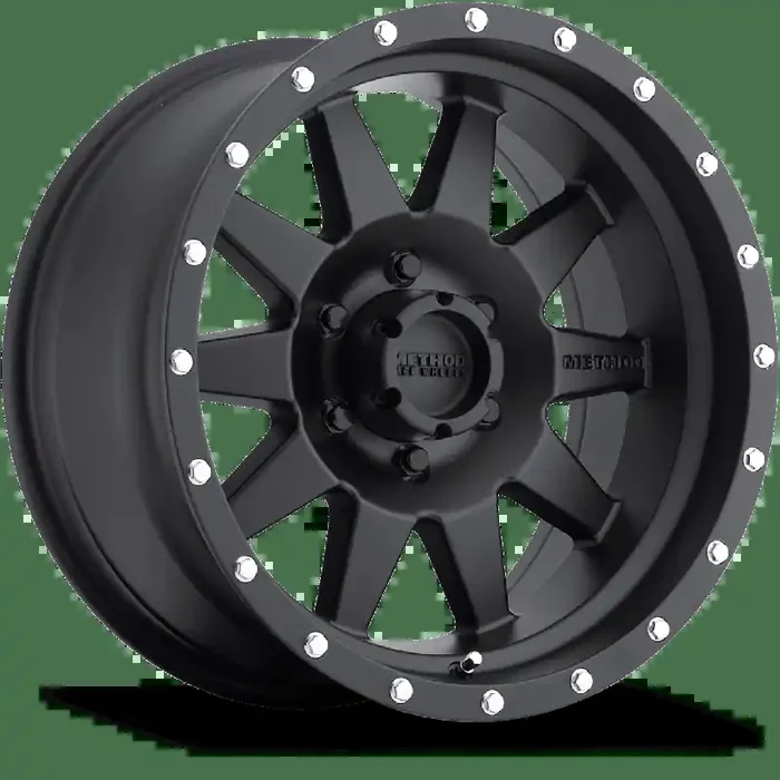 Method MR301 The Standard 17×9 -12mm Offset 5×5 94mm CB Matte Black Wheel