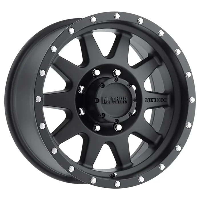 Method MR301 The Standard 17×9 -12mm Offset 8×170 130.81mm CB Matte Black Wheel