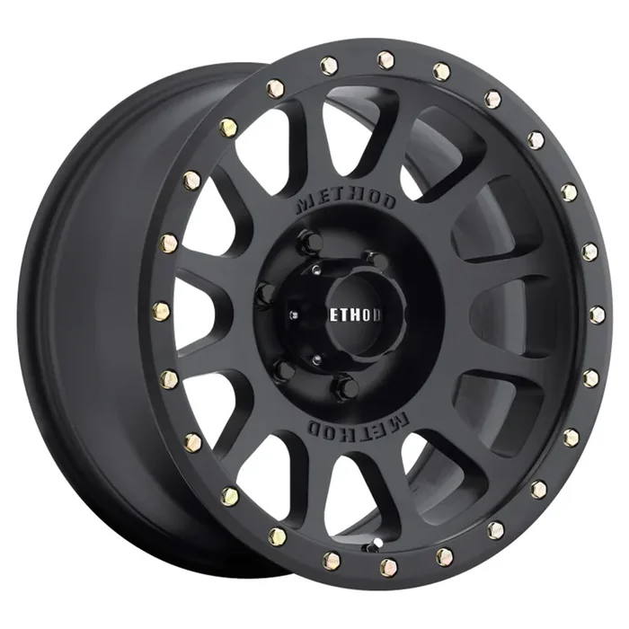 Method MR305 NV 17×8.5 0mm Offset 6×5.5 108mm CB Matte Black Wheel