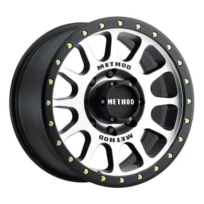 Method MR305 NV 17×8.5 0mm Offset 8×6.5 130.81mm CB Machined/Black Street Loc Wheel