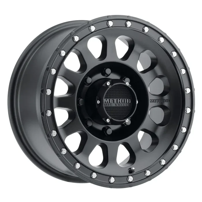 Method MR315 18×9 +18mm Offset 8×6.5 130.81mm CB Matte Black Wheel