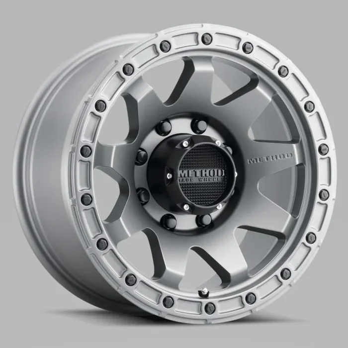 Method MR317 20×9 +18mm Offset 8×170 130.81mm CB Matte Titanium Wheel