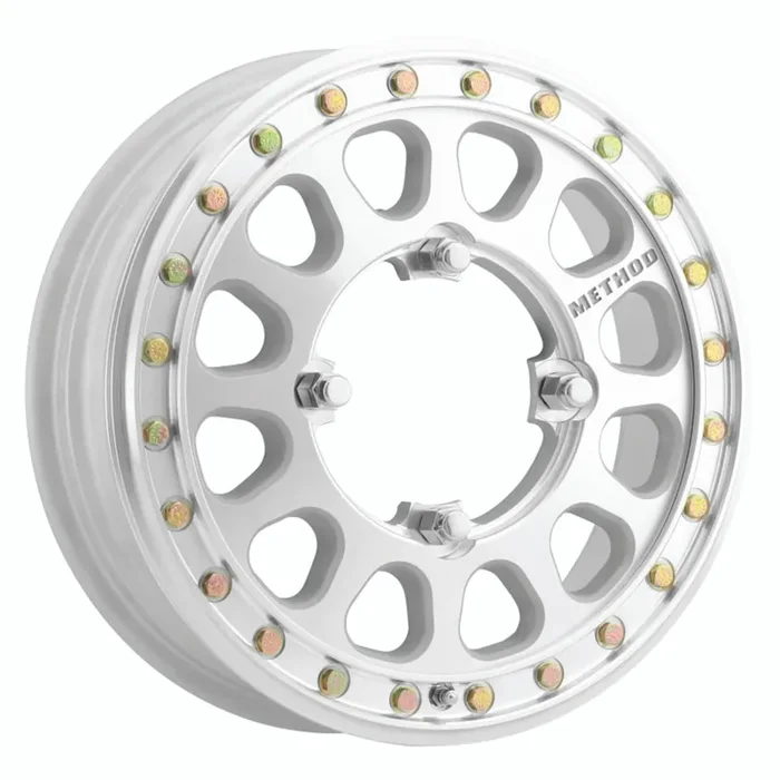 Method MR401-R UTV Beadlock 15×5 / 5+0/43mm Offset / 4×156 / 127mm CB Machined – Raw Wheel