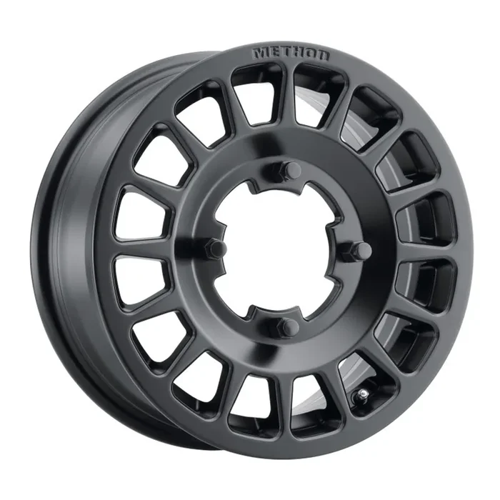 Method MR407 Bead Grip 15×6 / 5+1/51mm Offset / 5×4.5 / 77mm CB Matte Black Wheel