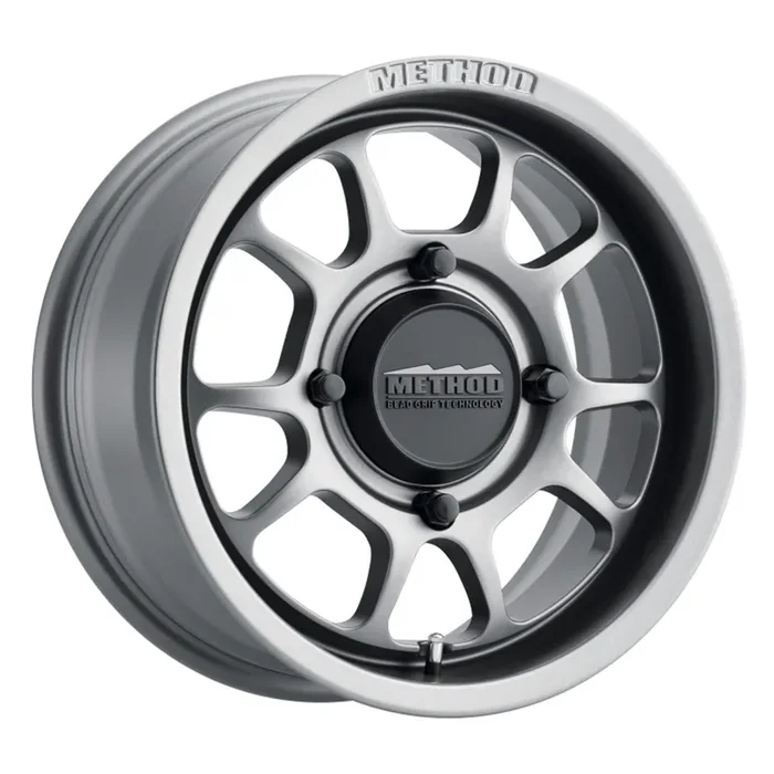 Method MR409 Bead Grip 14×7 / 4+3/13mm Offset / 4×156 / 132mm CB Steel Grey Wheel