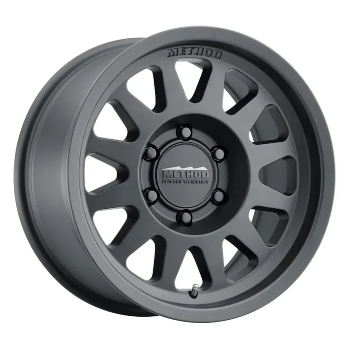 Method MR704 17×8.5 0mm Offset 5×150 110.5mm CB Matte Black Wheel