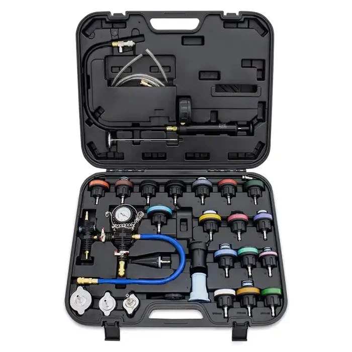 Mishimoto Cooling System Pressure Tester / Vacuum Purge Kit – 28pc