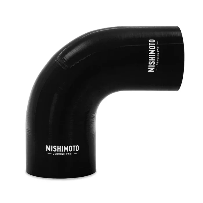 Mishimoto Silicone Reducer Coupler 90 Degree 3in to 4in – Black