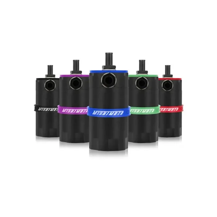 Mishimoto Universal Baffled Oil Catch Can – Black