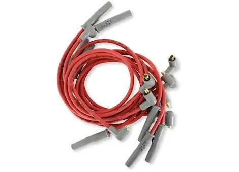 MSD Ignition Chevy 366-454 super conductor spark plug wire set, red jacke