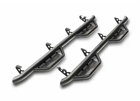N-Fab Inc 19-c ram 1500 (new body) quad cab (gas) podium lg & ss steps, textured black