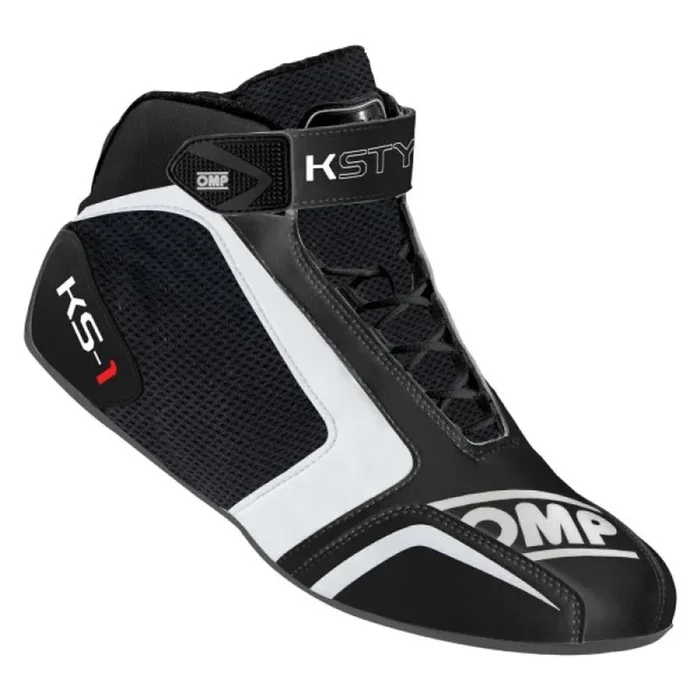 OMP KS-1 Shoes Black/White – Size 44 – KC0-0815-A01-070-44
