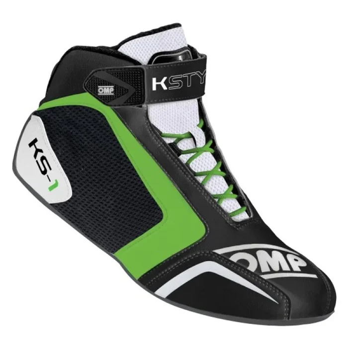 OMP KS-1 Shoes Black/White/Green – Size35 – KC0-0815-A01-270-35