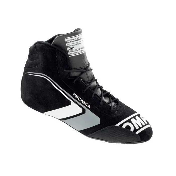 OMP Tecnica Shoes Black/Anthracite – Size 45 (Fia 8856-2018) – IC0-0823-A01-077-45