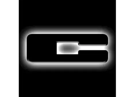 Oracle Lighting Universal illuminated led letter badges-matte black surface finish-c