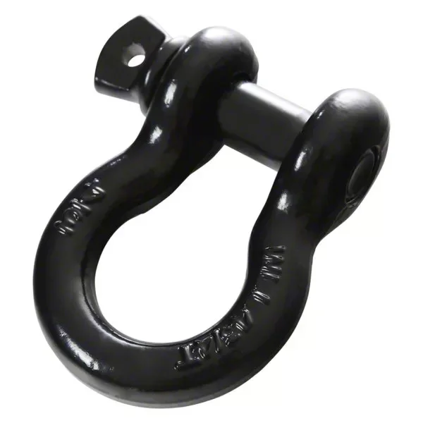 Overland Vehicle Systems 3/4-Inch Recovery Shackle; Black