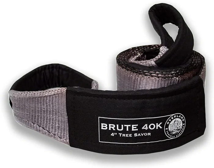 Overland Vehicle Systems 4-Inch x 8-Foot Tow Strap; 40,000 lb.