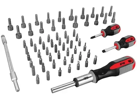 Performance Tool Screwdriver & bit set, 66 pcs