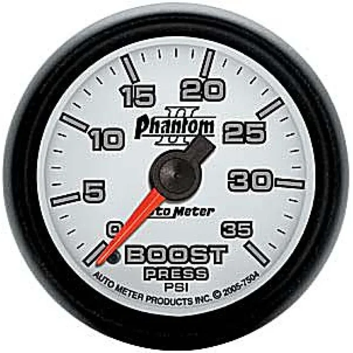 Phantom II Boost Gauge 0-35 PSI 7504