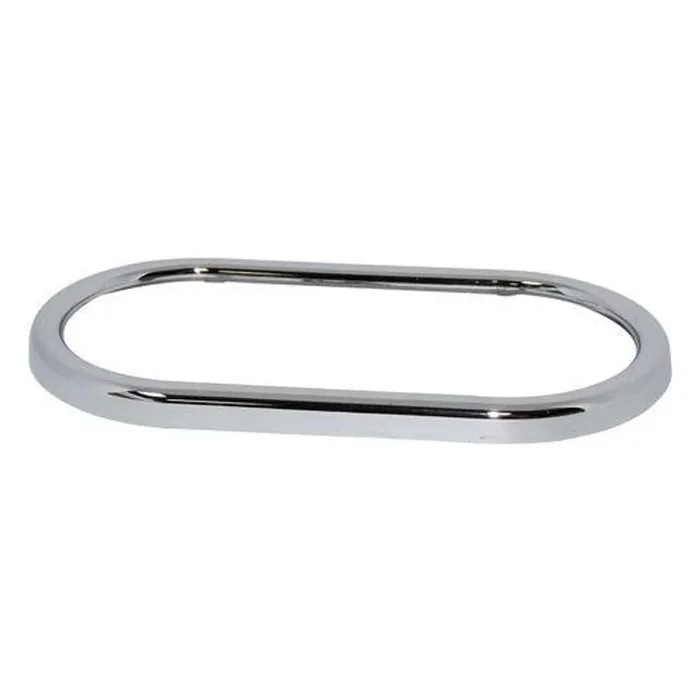 Plastic, Polished Chrome Finish