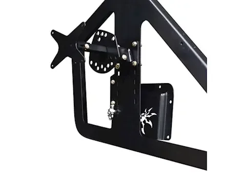 Poison Spyder Customs, Inc. 2018-2020 jeep wrangler jl frame mounted tire carrier (black)