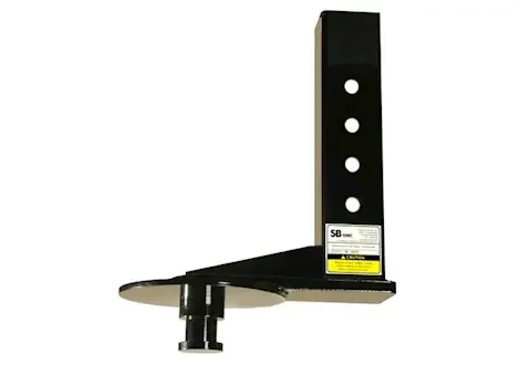 PopUp Gooseneck to Kingpin Adapter, 9 in. Offset – 4.5 in. Square Tube SB6