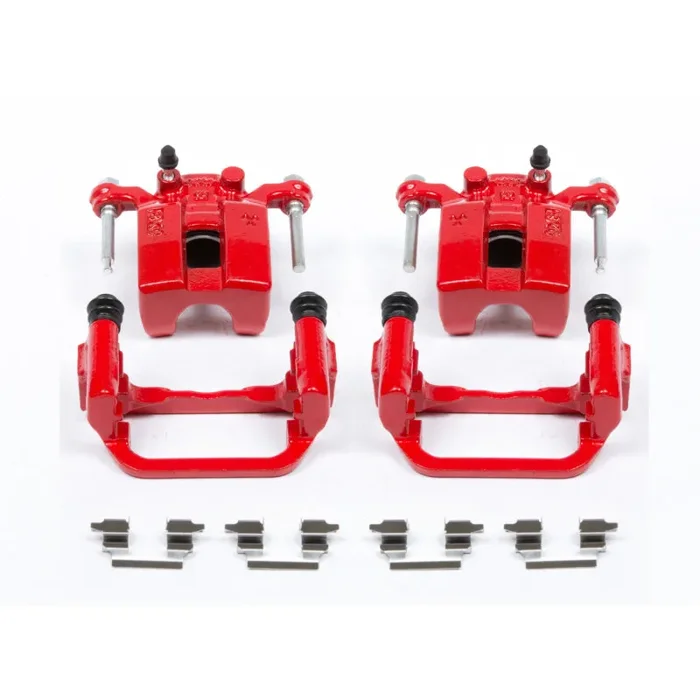 Power Stop 03-05 Infiniti G35 Rear Red Calipers w/Brackets – Pair