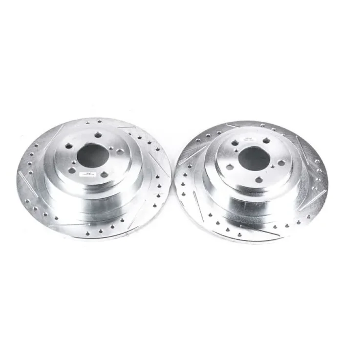 Power Stop 03-06 Subaru Baja Rear Evolution Drilled & Slotted Rotors – Pair
