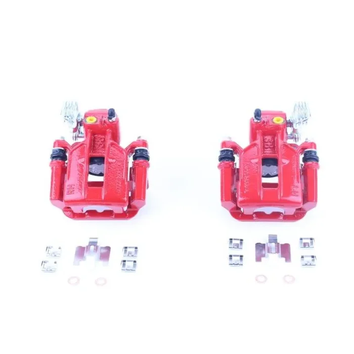 Power Stop 94-01 Ford Mustang Rear Red Calipers w/Brackets – Pair