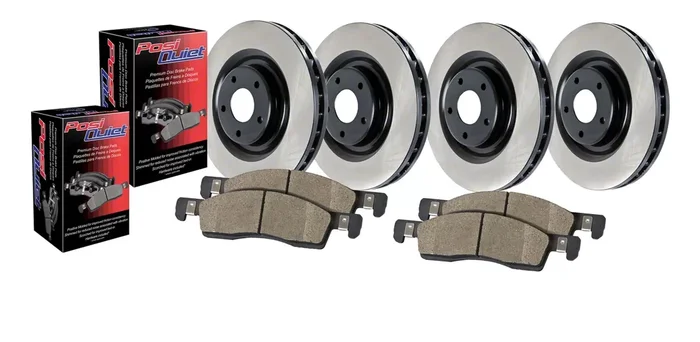 Preferred Axle Plain 7-Lug Brake Rotor and Pad Kit; Front and Rear (04-08 F-150)Find parts that fit my vehicle