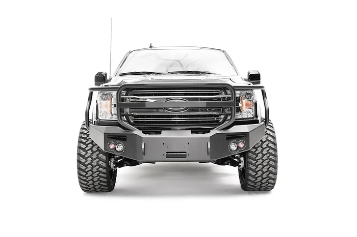 Premium Winch Front Bumper Uncoated/Paintable w/Full Guard [AWSL] FF18-H4550-B