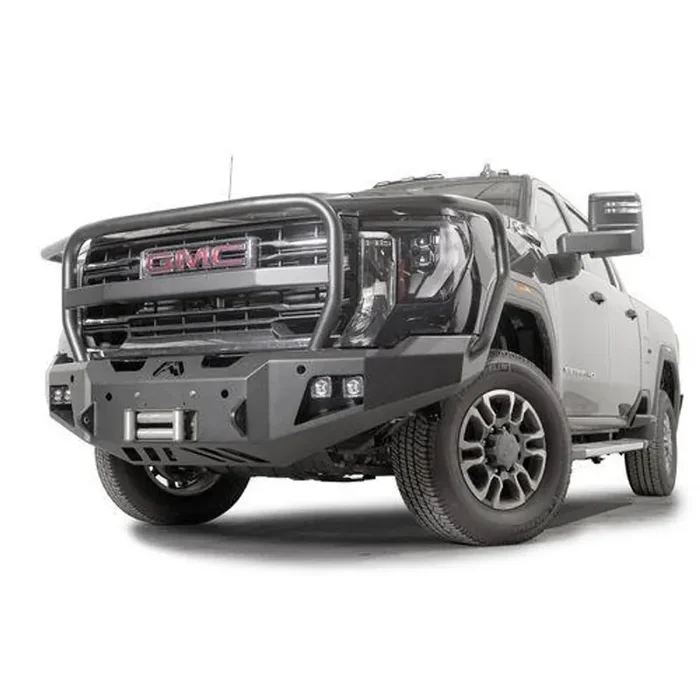 Premium Winch Front Bumper w/ Full Guard Bare Steel w/ Sensor GM24-A6250-B