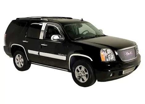 Putco 07-09 gmc yukon xl – abs plastic over existing chrome body side molding