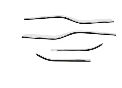 Putco 15-20 f150 super crew w/o towing mirrors window trim accents