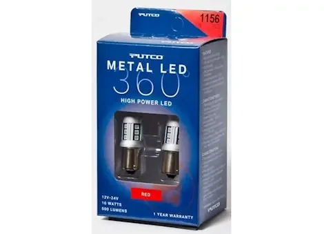 Putco 3157 – red plasma led metal led 360