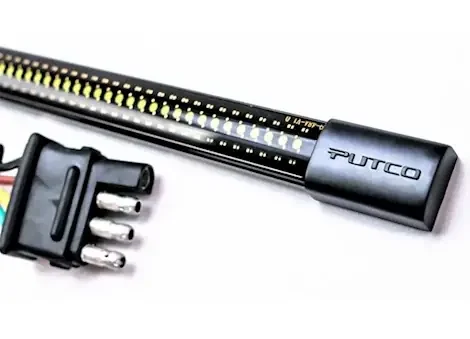 Putco 48in switchblade led tailgate bar w/power wire modification red/white/amber
