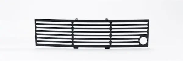 Putco 87182FP EcoBoost Grille Stainless Steel – Black Bar with Heater Plug Opening