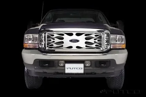Putco 89105 Flaming Inferno Stainless Steel Grilles