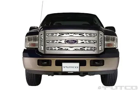 Putco 89155 Flaming Inferno Stainless Steel Grilles