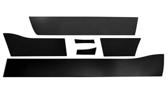 Putco 9751242BPGM-2 GM Black Platinum Rocker Panels