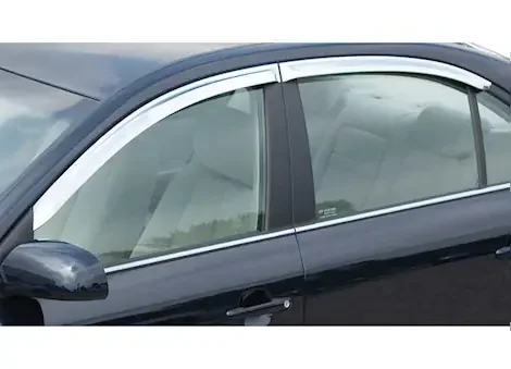 Putco (dpn)02-06 hyundai sonata chrome 4pc side window visor