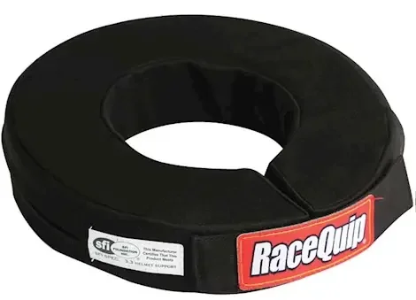 Racequip 360 degree sfi 3.3 certified helmet and neck support collar; black